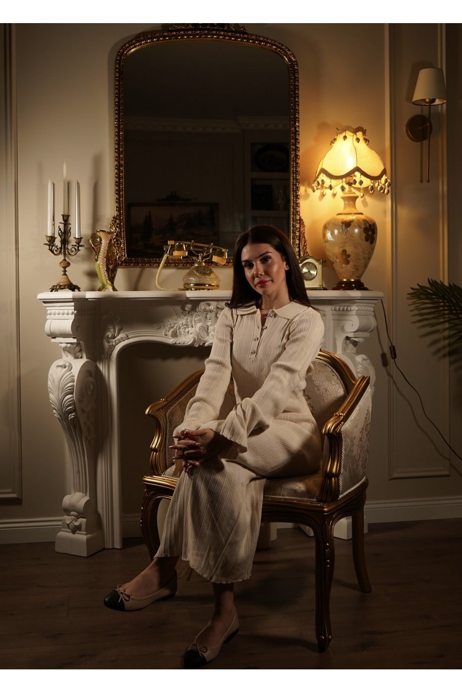 ÖRME UZUN TRİKO ELBİSE GC-0018